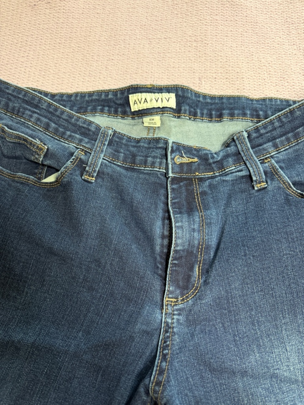 Ava & Viv Indigo Blue Stretch Denim Jeans